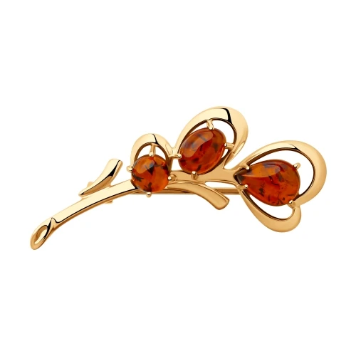 Брошь серебряная