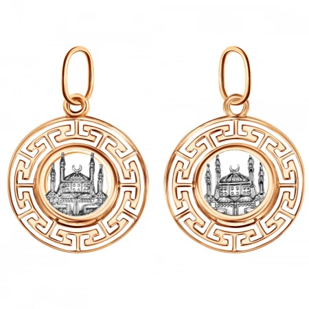 Подвеска «Голден Глоб» из красного золота