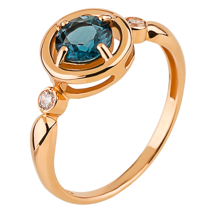 Кольцо  из красного золота