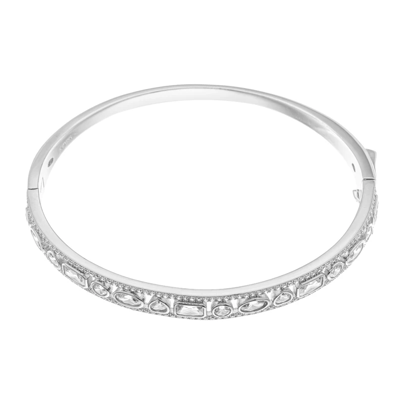 Браслет  серебряный с фианитом