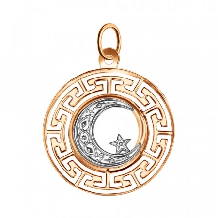 Подвеска «Голден Глоб» из красного золота