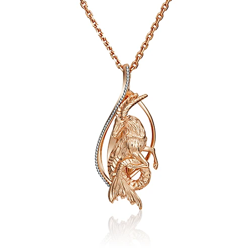 Подвеска «ПЛАТИНА» из красного золота