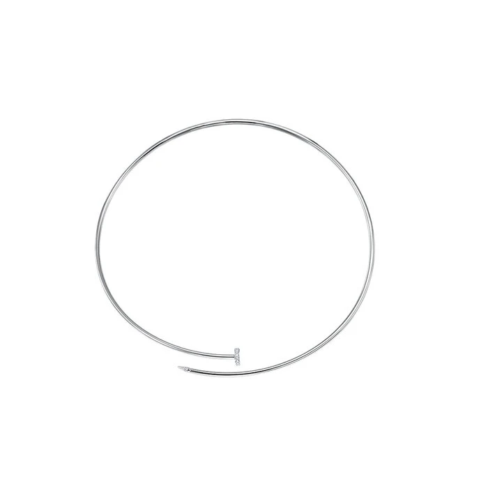 Колье «BERGER» серебряное