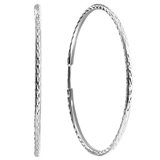 Серьги  серебряные