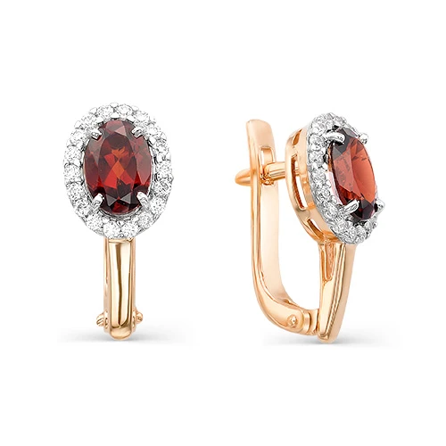 Серьги «MAGIC STONES» золотые