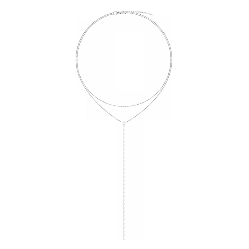 Колье  серебряное