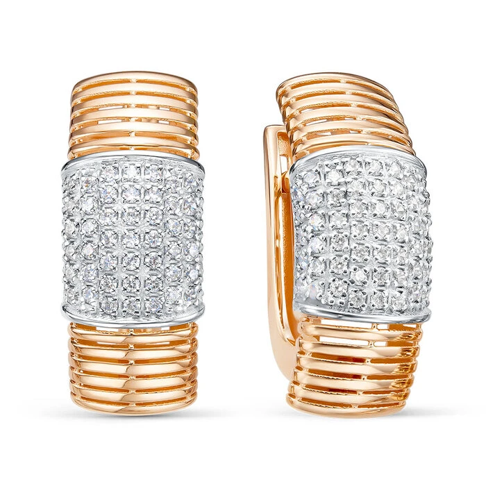 Серьги «BERGER» золотые