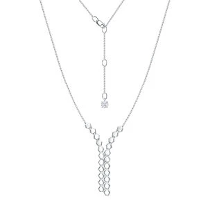 Колье «Дельта» серебряное