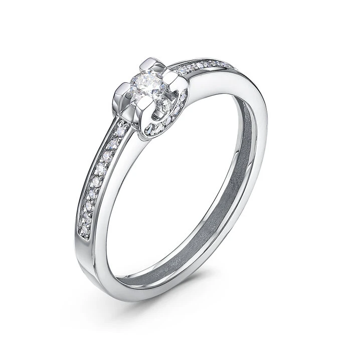 Кольцо «BERGER» серебряное