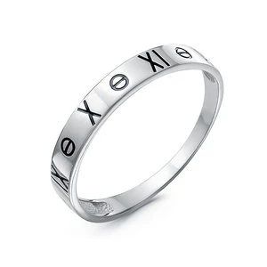 Кольцо «Дельта» из белого золота