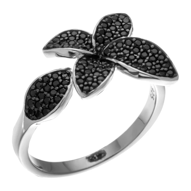 Кольцо  серебряное с фианитом