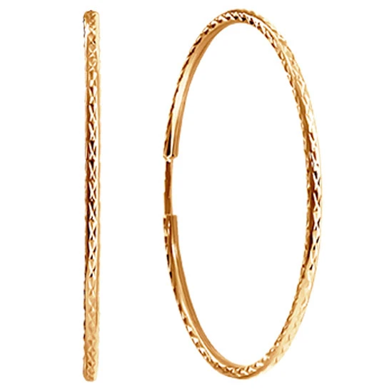 Серьги  из красного золота