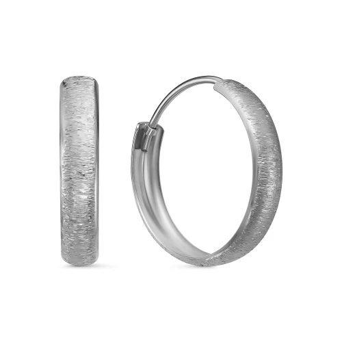 Серьги  серебряные