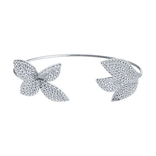 Браслет  серебряный с фианитом