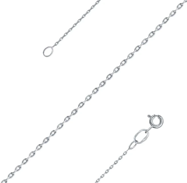 Цепь  из белого золота