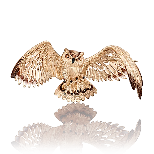 Брошь «ПЛАТИНА» золотая