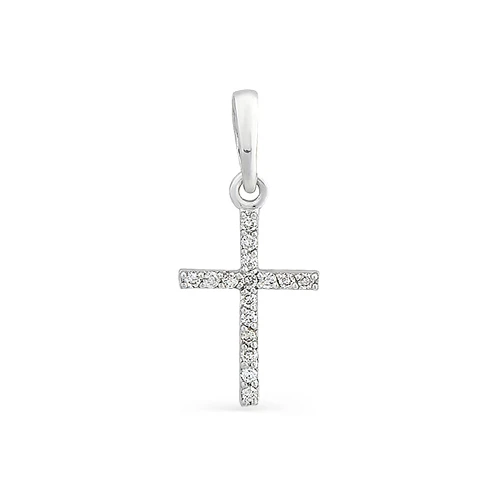 Подвеска  золотая с природным бриллиантом