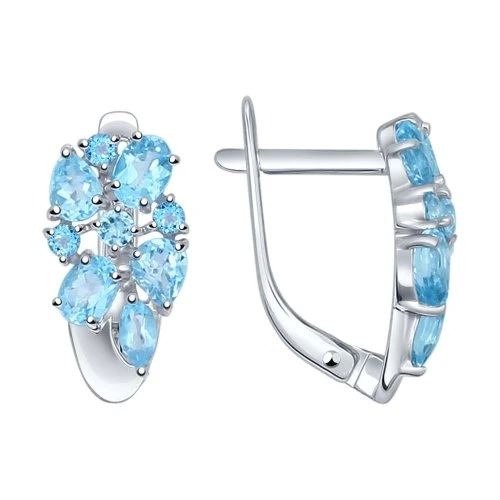 Серьги серебряные