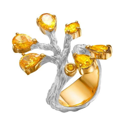 Кольцо «PLATA» серебряное