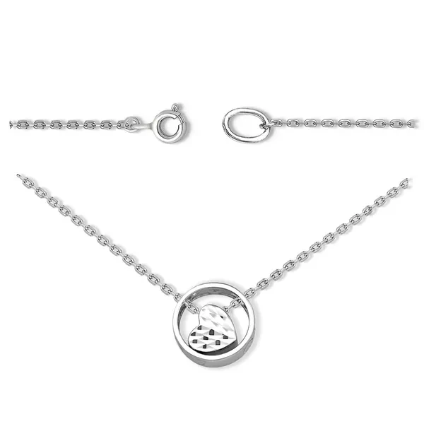 Колье  серебряное