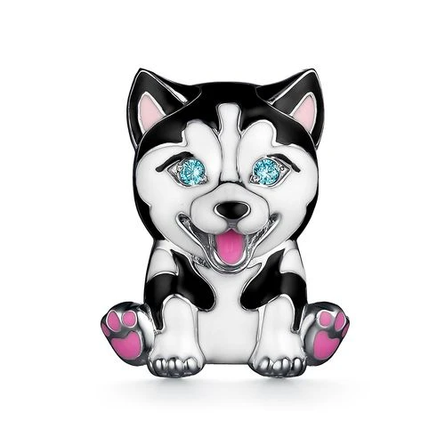 Брошь  серебряная с фианитом