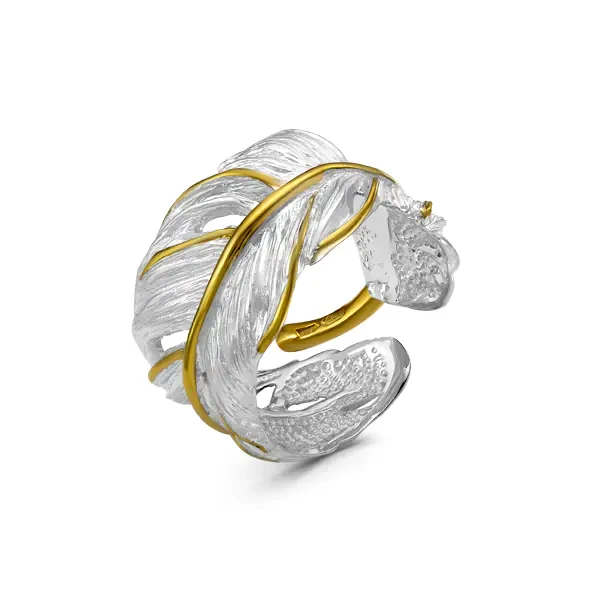 Кольцо «PLATA» серебряное