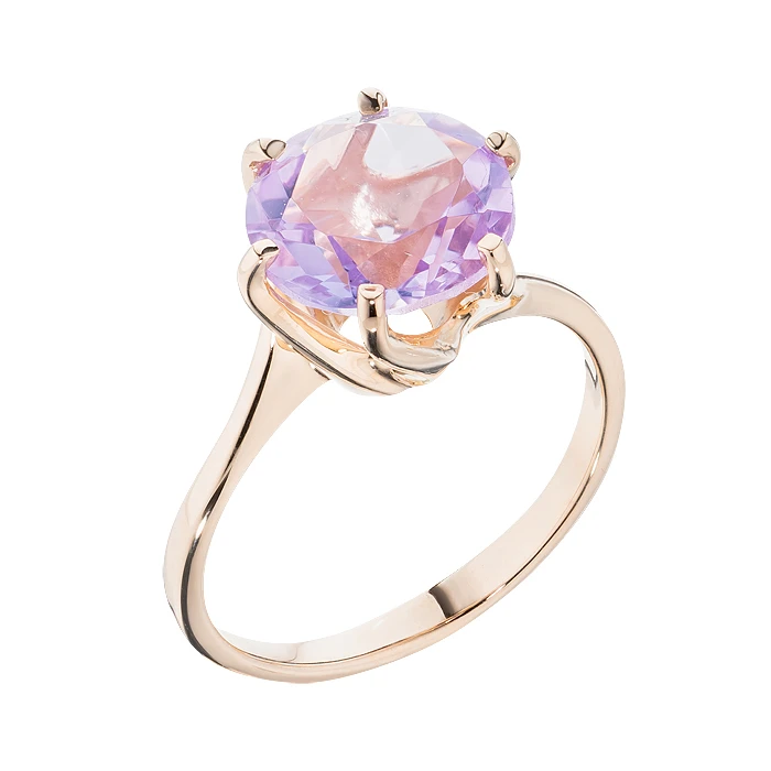 Кольцо  из красного золота