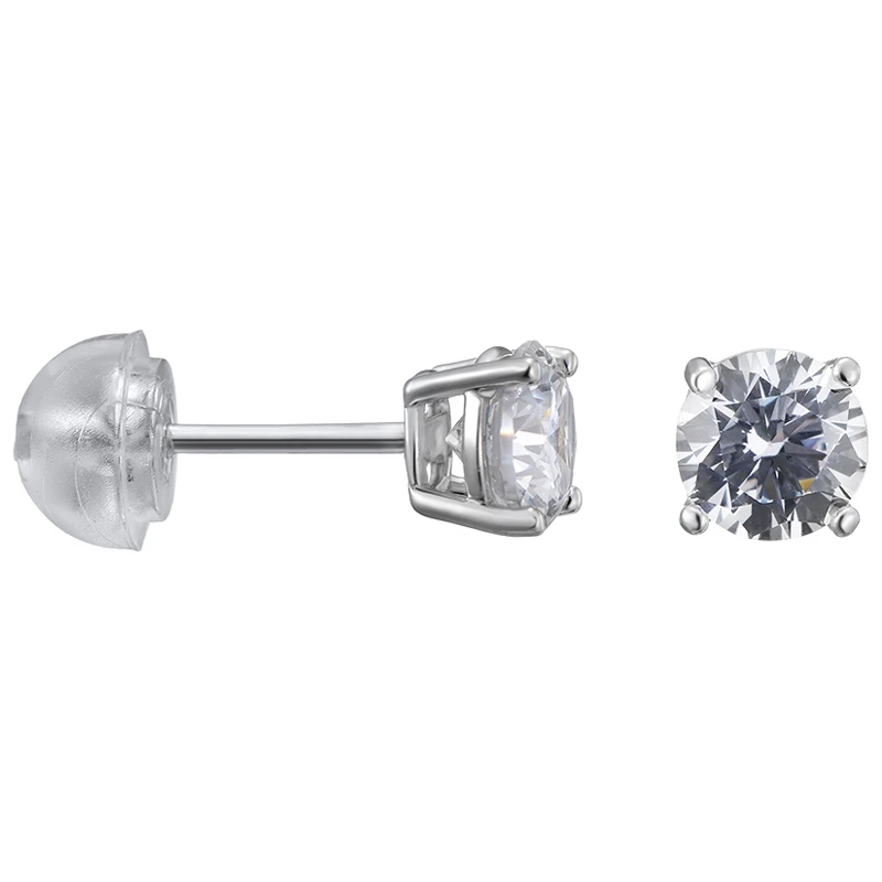 Серьги «Сильверк» серебряные с фианитом