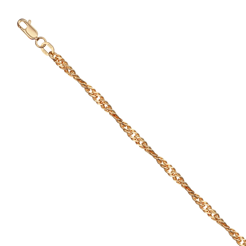 Цепь  из красного золота