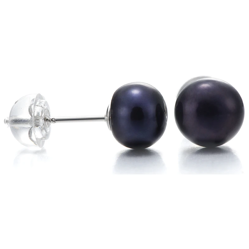 Серьги «Сильверк» серебряные с жемчугом