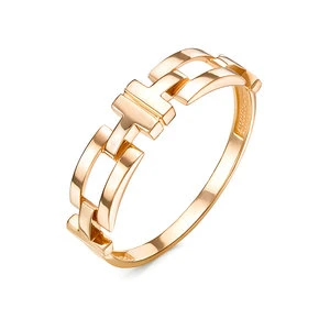 Кольцо «Дельта» из красного золота