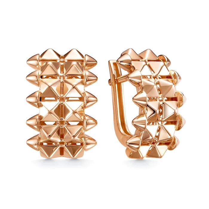 Серьги «BERGER» золотые