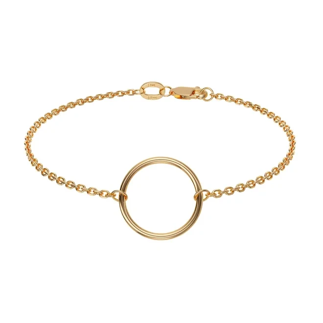 Браслет  из серебра с позолотой