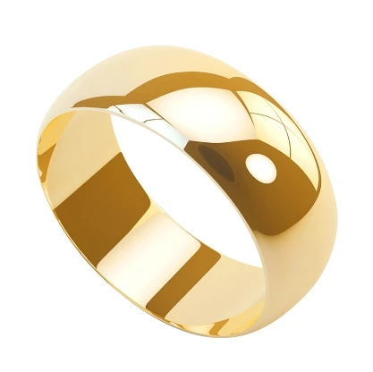 Кольцо  из красного золота