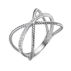 Кольцо  из белого золота с бриллиантом