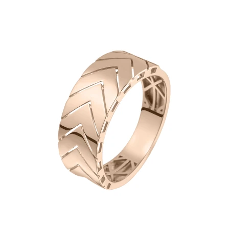 Кольцо «Магнат» из красного золота