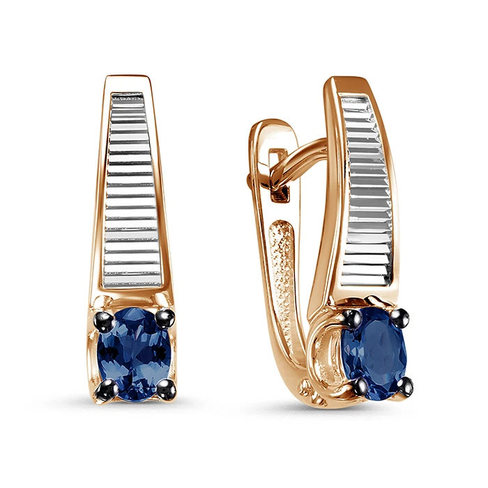 Серьги «Империал» золотые