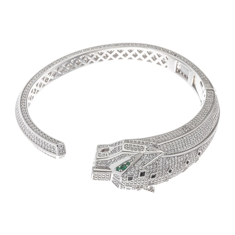 Браслет  серебряный с фианитом