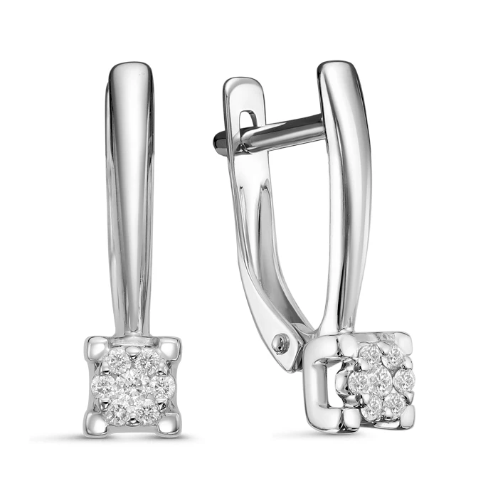 Серьги «Империал» золотые