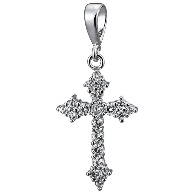 Подвеска  серебряная с фианитом