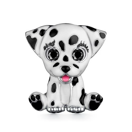 Брошь  серебряная с фианитом