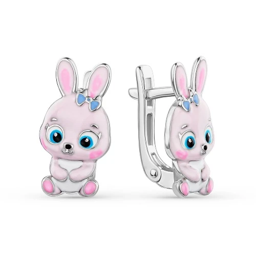 Серьги «DEWI» серебряные