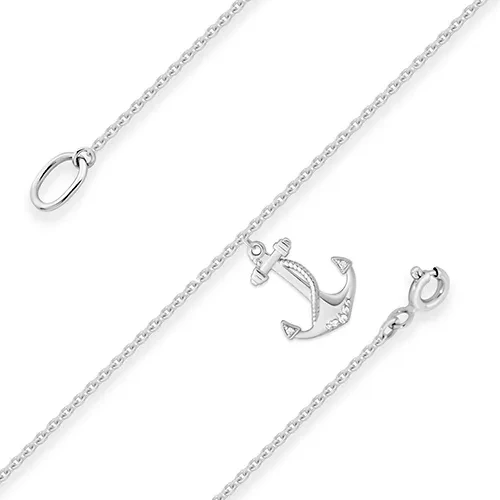 Браслет  серебряный с фианитом