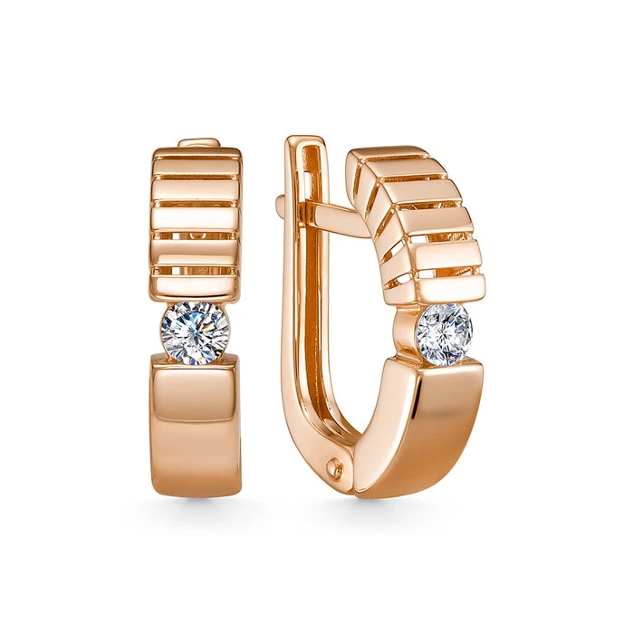 Серьги «BERGER» золотые