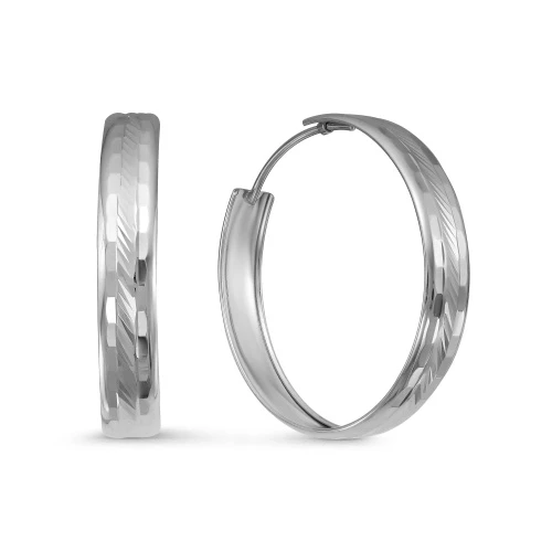 Серьги  серебряные