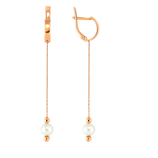 Серьги «Прима Эксклюзив» золотые