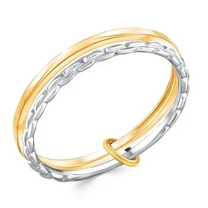 Кольцо  из комбинированного золота