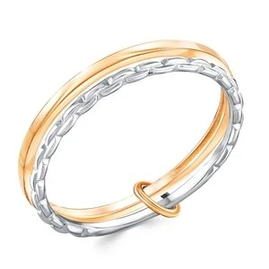 Кольцо  из комбинированного золота