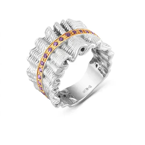 Кольцо «PLATA» серебряное