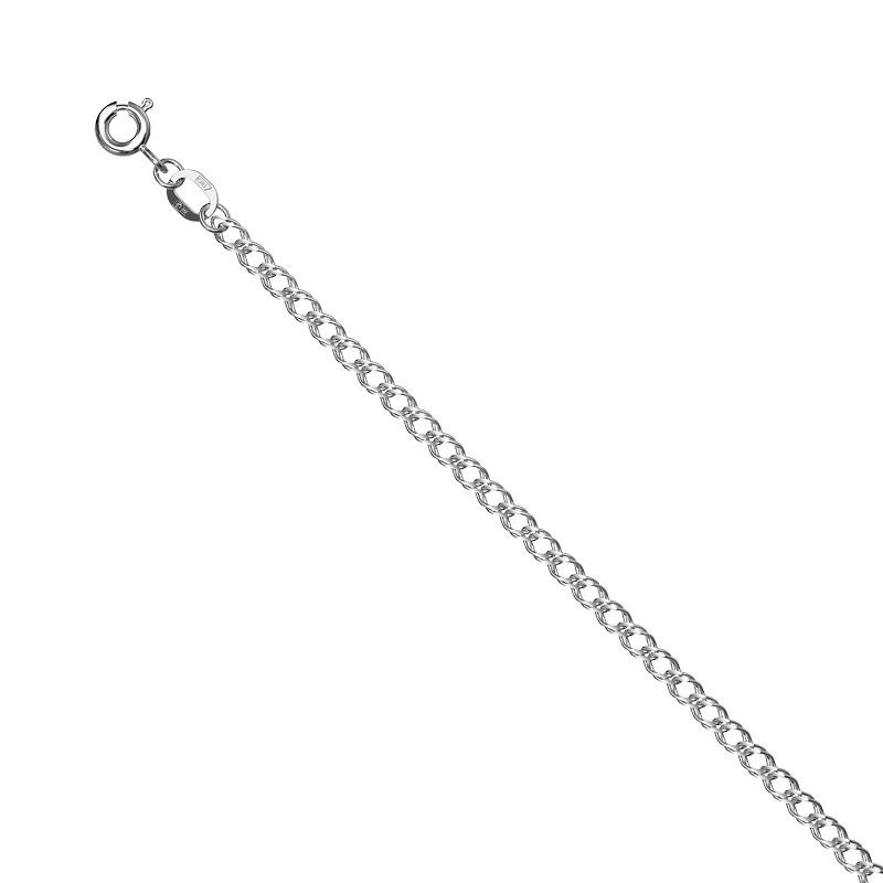 Цепь  из белого золота